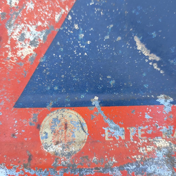 Immagine dell'articolo Cartello segnaletico Cartello segnaletico di pericolo di morte ENPI vintage  n.441