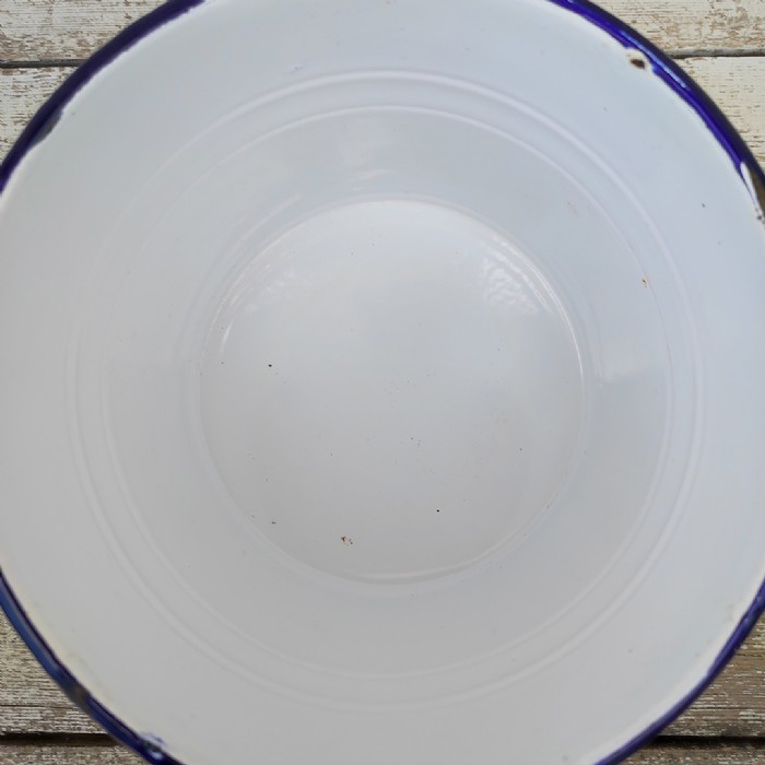 Passa il mouse sull'immagine per ingrandire Secchiello smaltato con manico vintage - foto 9