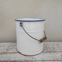 Ingrandisci l'immagine Secchiello smaltato con manico vintage - miniatura 3
