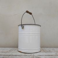 Ingrandisci l'immagine Secchiello smaltato con manico vintage - miniatura 1
