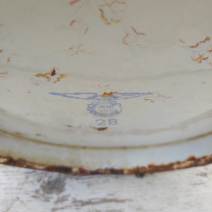 Passa il mouse sull'immagine per ingrandire Secchiello smaltato con manico vintage - foto 8