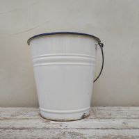 Ingrandisci l'immagine Secchiello smaltato con manico vintage - miniatura 4