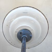 Ingrandisci l'immagine Lampada industriale vintage da parete ungherese D30,5 - miniatura 6