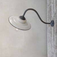 Ingrandisci l'immagine Lampada industriale vintage da parete ungherese D30,5 - miniatura 9