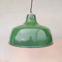 Miniatura dell'articolo Lampada industriale a sospensione Lampade (2) industriali a sospensione vintage D31 n.390