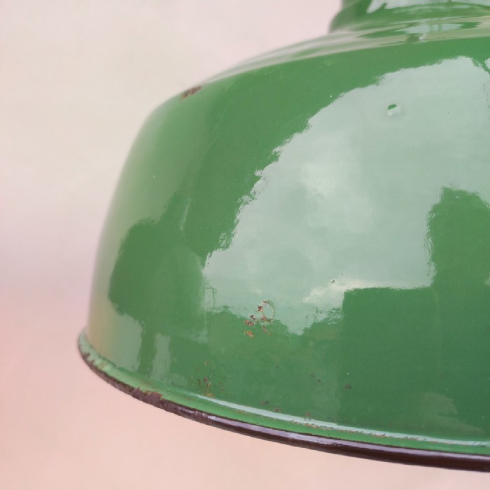 Immagine dell'articolo Lampada industriale a sospensione Lampade (2) industriali a sospensione vintage D31 n.390