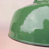 Miniatura dell'articolo Lampada industriale a sospensione Lampade (2) industriali a sospensione vintage D31 n.390