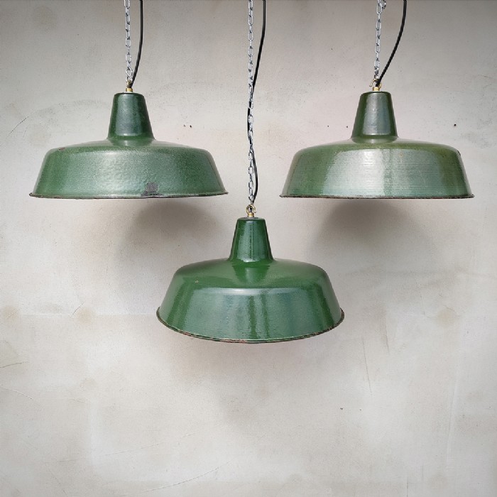 Miniatura dell'articolo Lampada industriale a sospensione vintage - Oggetto n.33
