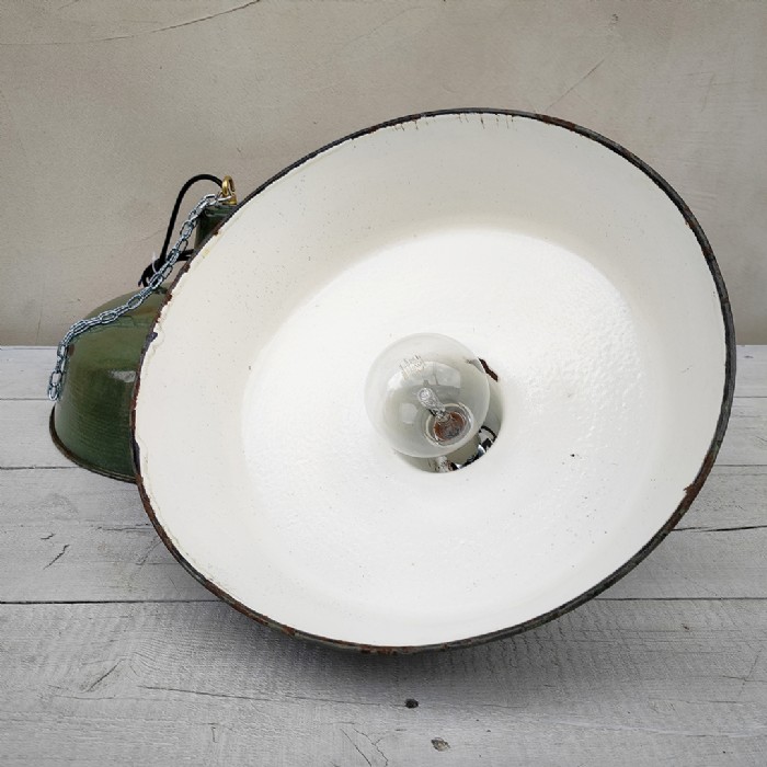 Miniatura dell'articolo Lampada industriale a sospensione vintage - Oggetto n.33