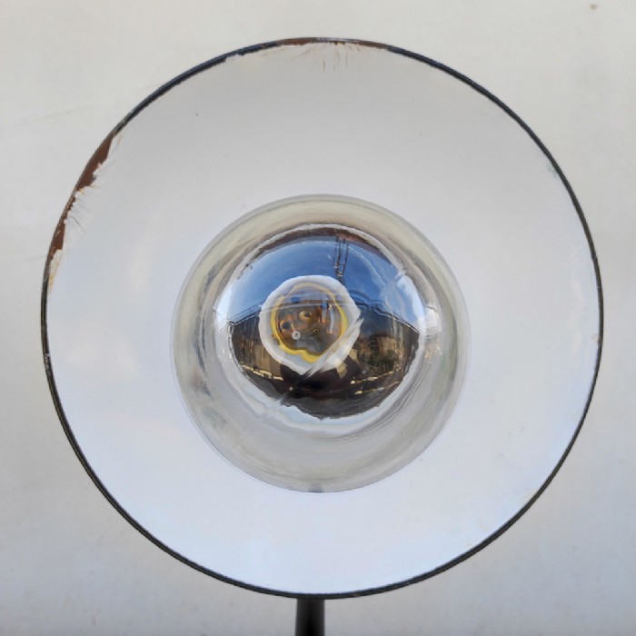 Passa il mouse sull'immagine per ingrandire Lampada industriale da parete ungherese vintage D24 - foto 11