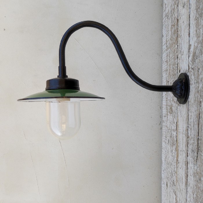 Passa il mouse sull'immagine per ingrandire Lampada industriale da parete ungherese vintage D24 - foto 8