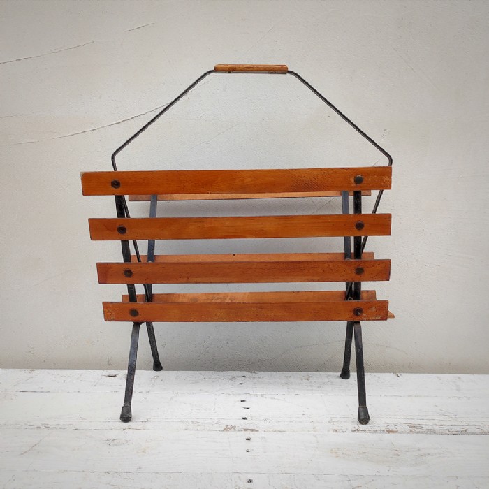 Miniatura dell'articolo Portariviste midcentury vintage - Oggetto n.181