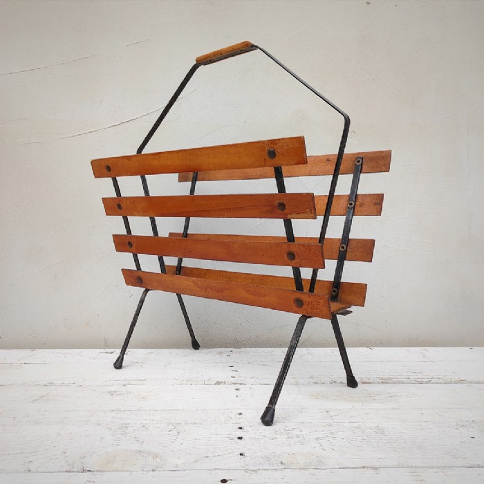 Miniatura dell'articolo Portariviste midcentury vintage - Oggetto n.181