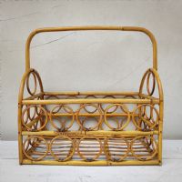 Miniatura dell'articolo Portariviste midcentury in bamboo vintage - Oggetto n.183