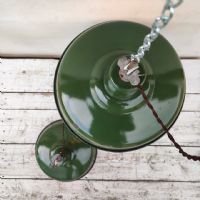 Miniatura dell'articolo Lampada industriale a sospensione Lampade (2) industriali a sospensione francesi vintage D35,5 n.442