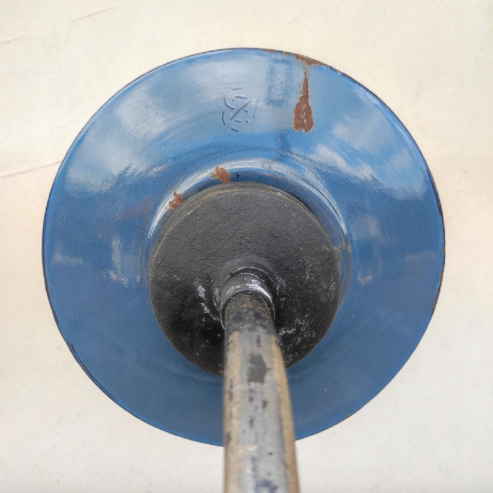Passa il mouse sull'immagine per ingrandire Lampada industriale da parete ungherese vintage D23 - foto 7