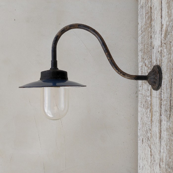 Passa il mouse sull'immagine per ingrandire Lampada industriale da parete ungherese vintage D23 - foto 9