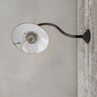 Ingrandisci l'immagine Lampada industriale da parete ungherese vintage D23 - miniatura 10
