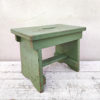 Miniatura dell'articolo Sgabello industriale Sgabello industriale in legno vintage n.425