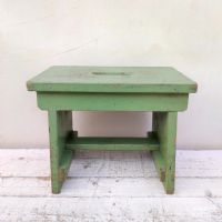 Miniatura dell'articolo Sgabello industriale Sgabello industriale in legno vintage n.425