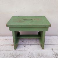 Miniatura dell'articolo Sgabello industriale Sgabello industriale in legno vintage n.425