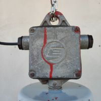 Miniatura dell'articolo Lampada industriale a sospensione Lampada industriale a sospensione vintage Elektrosvit D53 n.458