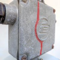 Miniatura dell'articolo Lampada industriale a sospensione Lampada industriale a sospensione vintage Elektrosvit D53 n.458