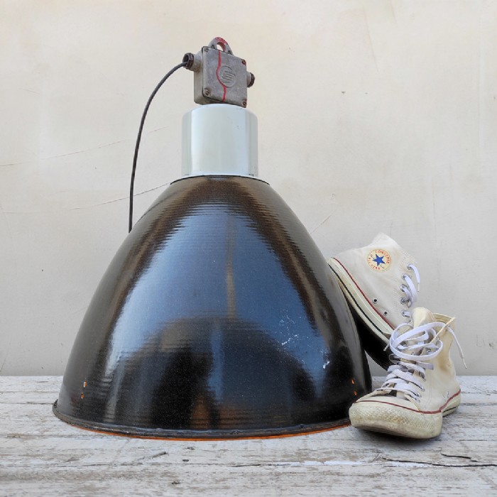 Immagine dell'articolo Lampada industriale a sospensione Lampada industriale a sospensione vintage Elektrosvit D53 n.458
