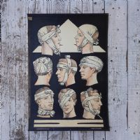 Ingrandisci l'immagine Miniatura dell'articolo Poster Set di 4 poster medici didattici anni 30 n.321
