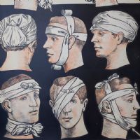 Ingrandisci l'immagine Miniatura dell'articolo Poster Set di 4 poster medici didattici anni 30 n.321