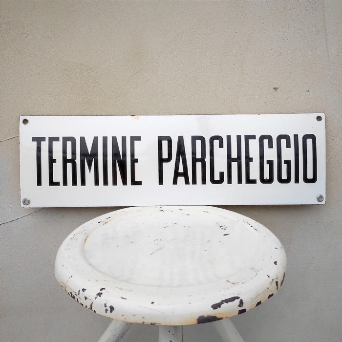 Miniatura dell'articolo Targhe segnaletiche di avviso vintage - Oggetto n.114
