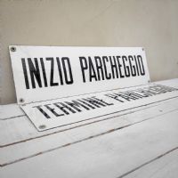 Miniatura dell'articolo Targhe segnaletiche di avviso vintage - Oggetto n.114