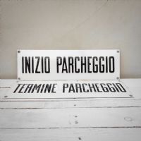 Miniatura dell'articolo Targhe segnaletiche di avviso vintage - Oggetto n.114
