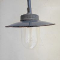 Ingrandisci l'immagine Miniatura dell'articolo Lampada da parete Lampada industriale ungherese da parete vintage n.373