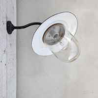 Ingrandisci l'immagine Miniatura dell'articolo Lampada da parete Lampada industriale ungherese da parete vintage n.374