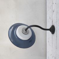 Ingrandisci l'immagine Miniatura dell'articolo Lampada da parete Lampada industriale ungherese da parete vintage n.374