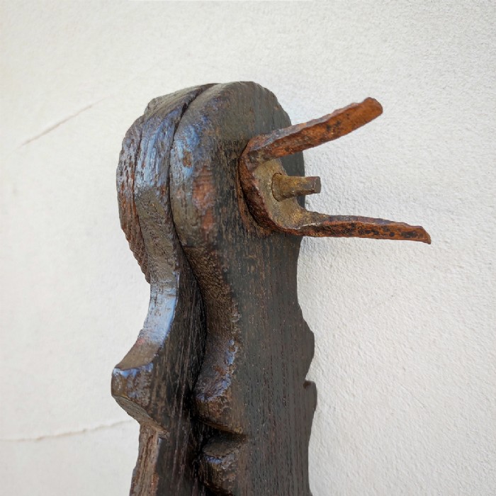 Miniatura dell'articolo Compasso in legno da falegname epoca fine '800 - Oggetto n.184