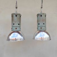 Miniatura dell'articolo Lampada industriale a sospensione vintage Brocca Milano - Oggetto n.287