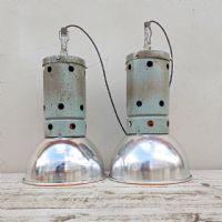 Miniatura dell'articolo Lampada industriale a sospensione vintage Brocca Milano - Oggetto n.287
