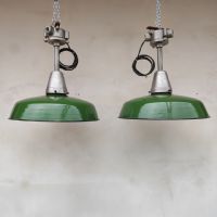 Miniatura dell'articolo Lampada industriale con fissaggio a soffitto vintage - Oggetto n.35