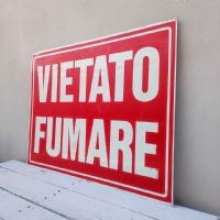 Miniatura dell'articolo Cartello industriale Vietato fumare vintage - Oggetto n.117