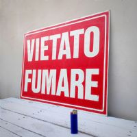 Miniatura dell'articolo Cartello industriale Vietato fumare vintage - Oggetto n.117