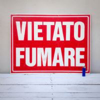 Miniatura dell'articolo Cartello industriale Vietato fumare vintage - Oggetto n.117