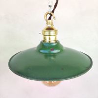 Ingrandisci l'immagine Miniatura dell'articolo Lampada industriale a sospensione Set di lampade industriali a sospensione francesi vintage D19,5 n.332