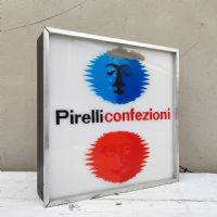 Ingrandisci l'immagine Miniatura dell'articolo Insegna luminosa vintage Insegna luminosa Pirelli confezioni vintage n.345