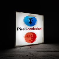 Ingrandisci l'immagine Miniatura dell'articolo Insegna luminosa vintage Insegna luminosa Pirelli confezioni vintage n.345