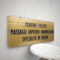 Miniatura dell'articolo Targa commerciale in plastica vintage - Oggetto n.164