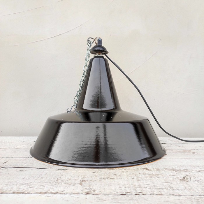 Miniatura dell'articolo Lampada industriale a sospensione vintage D40 - Oggetto n.223