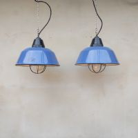 Miniatura dell'articolo Lampada industriale a sospensione Lampada industriale a sospensione Ungherese vintage D36 n.426