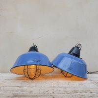 Miniatura dell'articolo Lampada industriale a sospensione Lampada industriale a sospensione Ungherese vintage D36 n.426